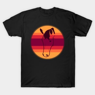 Sunset horse face T-Shirt